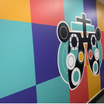 Décoration murale colorée Lille Villeneuve d'Ascq