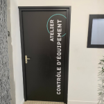 signalétique intérieure sur porte